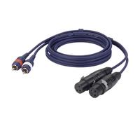FL253 Cble cinch/XLR fem. 300 cm