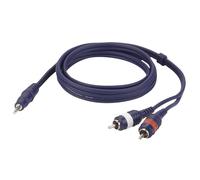 FL30 1,5 - stereo mini Jack --> 2x RCA Male L/R - 1,5m