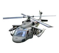 FL500 UH-60 Hélicoptère télécommandé, classe 500 2,4 G 6 CH avec contrôleur de vol Flishrc L7, GPS de positionnement à 4 modes et cockpit réaliste, cadeaux pour les amateurs de RC (version RTF)