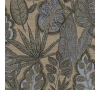 Fl61115 - Papier Peint Galerie Bronze Marron Feuille D'Arbre Flourish