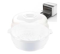 Fla Bouteille stérilisateur réutilisable pour micro-ondes - Nettoyeur à vapeur - Outil de cuisine - Boîte de à haute température - Machine à laver la vaisselle pour bébé - Récipient de