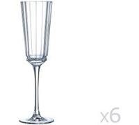 FlÃ»te en cristallin 17cl - Lot de 6 MACASSAR