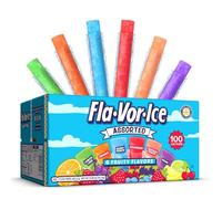 Fla-Vor-Ice 1.5oz Assorted Freezer Bars 100 Count by Fla-Vor-Ice