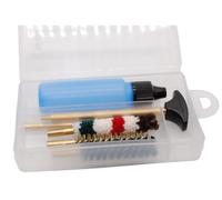 Flachberg Kit de nettoyage d'armes 9 mm - Kit de nettoyage pour pistolet pour .38 Special & .357 Magnum, bâton de nettoyage avec brosses et serpillère, mallette