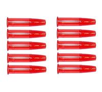 Flachberg Lot de 10 cartouches tampon .22 LFB / .22 LR - Pour entraînement à sec, exercice de charge et manipulation des armes - Snap Caps en plastique