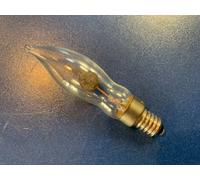 Flackerlampe Ampoule Bougie E10 230V Transparent 1,5W 1020-020 Lampe Lueur