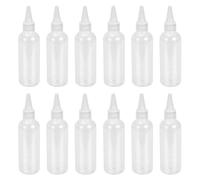 Flacon à Cheveux à Presser 100ml en Pe, Lot de 30 Pièces Couleur Aléatoire