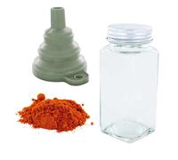 Flacon à épices poudreur + entonnoir + paprika moulu 40 g Aromandise