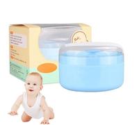Flacon à Poudre Bébé avec Houppette Boîte À Poudre Libre Poudrage | Étui Applicateur Pour Soins À Domicile Garderie Parents Nouveau-nés Salle De Bain
