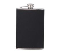 Flacon à vin et à whisky portable en acier inoxydable, élégant récipient en cuir pour bouteille d'alcool, flacon de voyage durable pour camping en plein air, pique-nique, pêche, (Pichet 8 oz + 1