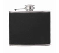 Flacon à vin et à whisky portable en acier inoxydable, élégant récipient en cuir pour bouteille d'alcool, flacon de voyage durable pour camping en plein air, pique-nique, pêche, (Pichet de 5 oz + 1