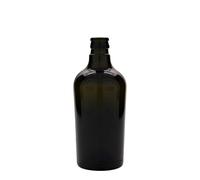 Flacon à vinaigre/huile 500 ml 'Oleum', verre, vert antique, ouverture : DOP