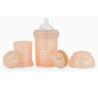 Flacon anticolique, Twistshake avec tétine, 0 m+, 180 ml, Champagne nacré