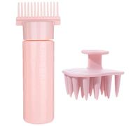 Flacon Applicateur à Peigne pour Racines,Distributeur d'Huile Capillaire,Peigne Racines - Applicateur Multifonction pour Soins du Cuir Chevelu, Teintures et Shampooings pour Femmes et Filles