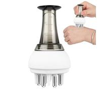 Flacon applicateur d'huile capillaire pour cuir chevelu - Peigne à huile Rollerball avec design anti-fuite,Outil portatif de croissance des cheveux de masseur de cuir chevelu, soin des cheveux pour la