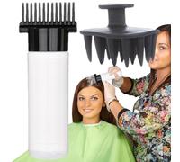 Flacon applicateur peigne | Masseur du cuir chevelu | Peigne - Flacon applicateur d'huile du cuir chevelu multifonction pour filles et femmes pour soins de teinture des cheveux, shampooings