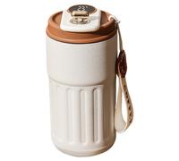 Flacon avec affichage de la température tasse à café thermique intelligente 450 ml tasse de voyage à café thermique portable intelligente réutilisable pour boisson chaude la m