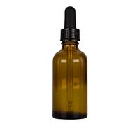 Flacon compte-gouttes 50 ml Médical, verre, brun-noir, embouchure : DIN 18