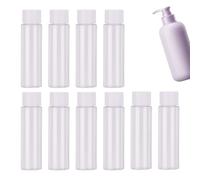 Flacon Cosmétique Rechargeable | Kit De 10 Flacons Réutilisables - Disperseur Portable Anti-Fuites 30ml Pour Crème Liquide Shampoing Gel Douche Nettoyant Visage Tonique