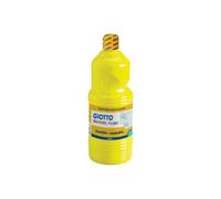 Flacon de 1 Litre de gouache liquide lavable Giotto. Coloris jaune primaire