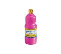 Flacon de 1 Litre de gouache liquide lavable Giotto. Coloris magenta G