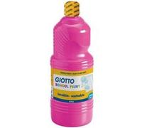 Flacon de 1 Litre de gouache liquide lavable Giotto. Coloris magenta