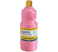 GIOTTO Flacon d'1 litre de gouache liquide de couleur rose ultra lavable