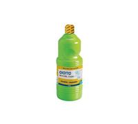 Flacon de 1 Litre de gouache liquide lavable Giotto. Coloris vert printemps Vert G