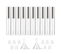 Flacon de 10 ml de crème pour cils avec inserts en caoutchouc et entonnoir pour mascara vide à faire soi-même