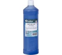 Flacon de 1L de gouache liquide O'COLOR easywash bleu foncé