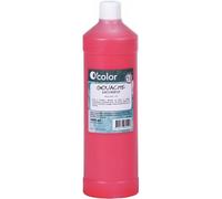 Flacon de 1L de gouache liquide O'COLOR easywash rouge vif