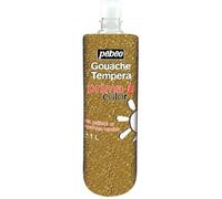 Flacon de 1L de vernis gouache pailleté or PEBEO prima color