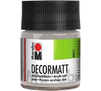 Flacon De 50 Ml Peinture Acrylique ""Decormatt"" Argent Métallique