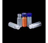 Flacon de chromatographie PP 2 ml - Flacon d'échantillon en plastique à analyse automatique for expériences de chromatographie - Paquet de 100(Clear,1.5 mL)