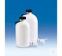 Flacon de conservation Vitlab®, PE-HD, avec robinet, col étroit, 25 l