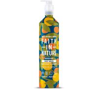 Flacon De Gel Douche Énergisant En Métal De 500 Ml Au Pamplemousse Naturel Et À L'orange, Végétalien Et Sans Cruauté Envers Les Animaux, Sans Sls Ni Parabènes