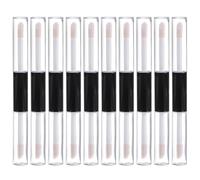 Flacon de Gloss à Lèvres Vide Double Embout 4ml, Plastique Noir