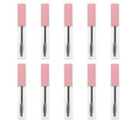 Flacon de Mascara Vide 10ml en Plastique 10 Pièces | Brosse Incluse, Volume Visible D’un Coup D’œil, Léger et Rechargeable, pour Maquillage des Cils