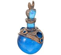 Flacon de Potion en Résine Bleu, Décoration Maison Ambiance Halloween | Statuette Créative, Artisanat Décoratif pour Bureau, Belle Apparence, Solide, Pièce de Table, Style Mermaid