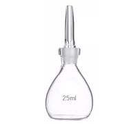 Flacon de pycnomètre de laboratoire de 25 ml pour une mesure précise de la densité liquide - Outil de détermination de la densité de précision pour la recherche scientifique et l'utilisation en