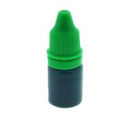 Flacon de remplissage avec encre verte pour tampons encreurs avec cassette d’encrage, contenu de 5 ml