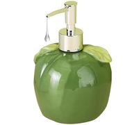 flacon de savon pour les mains Distributeur De Savon En Forme Pomme Avec Pompe Plastique, Bouteille Lotion Corporelle Liquide For Salle Bain Et Cuisine Distributeur à pompe(Green)