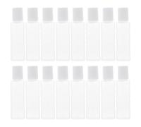 Flacon de Solution Mini 0,39 Oz en Pp, Lot de 25 Bouchons | Bouteille Transparente, Format Cabine, pour Tonique Facial ou Sérum Salin, Usage Voyage et Cours