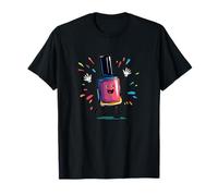 Flacon de Vernis à Ongles coloré et Amusant T-Shirt