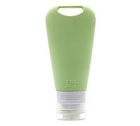 Flacon de voyage conique en silicone - 90 ml - Pour lotion et gel douche - Récipient vide en silicone