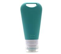 Flacon de voyage conique en silicone de 90 ml - Rechargeable - Pour lotion, gel douche, shampooing, kit de voyage en silicone