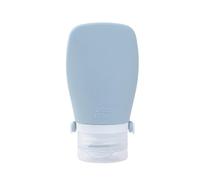 Flacon de voyage en silicone 60/90 ml - Conique - Rechargeable - Pour lotion, gel douche, shampooing, conteneur vide