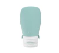 Flacon de voyage en silicone 60/90 ml - Conique - Rechargeable - Pour lotion, gel douche, shampooing, conteneur vide