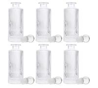 Flacon Diffuseur en Verre 150ml, Lot de 1 Set de Set, Rainures Verticales