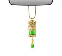 Flacon Diffuseur Voiture - Bouteille Suspendue Rechargeable Huile Essentielle Pour SUV Camping-car Camion Berline | Flacon Verre Parfum Aromathérapie Avec Bouchon Zinc | Accessoire Décoratif I